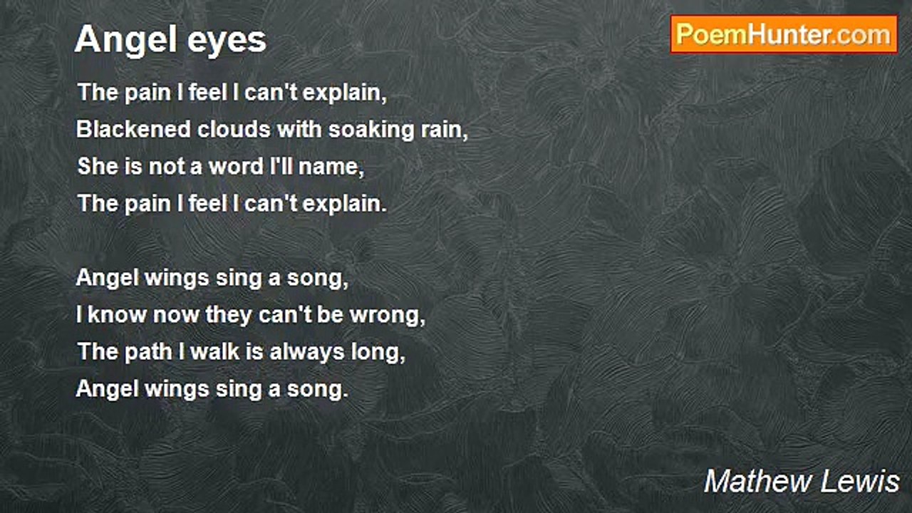 Mathew Lewis - Angel eyes