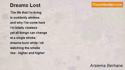 Arsiema Berhane - Dreams Lost
