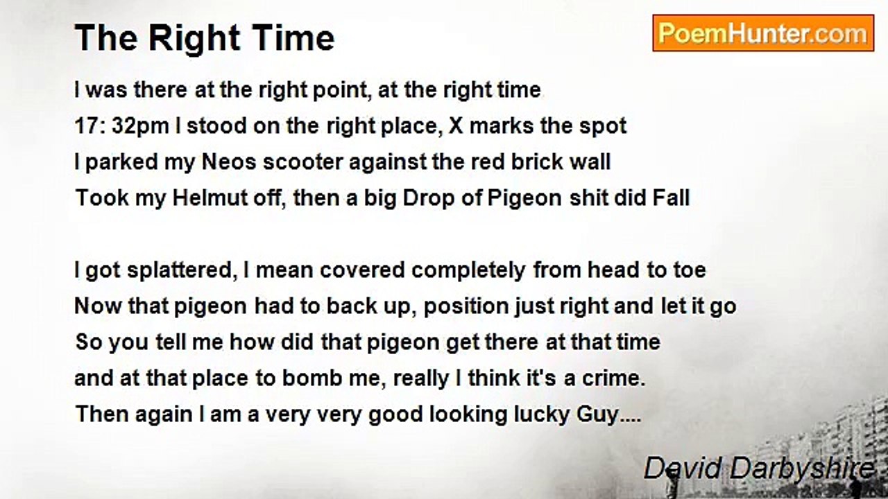 David Darbyshire - The Right Time