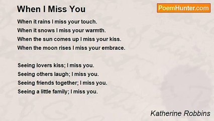 Katherine Robbins - When I Miss You