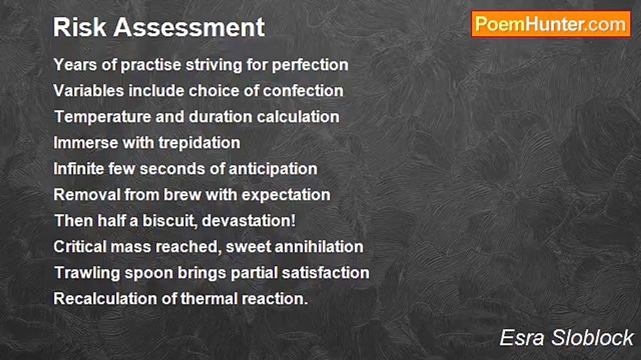 Esra Sloblock - Risk Assessment
