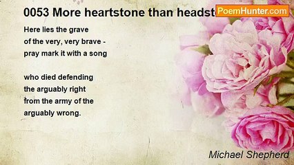 Michael Shepherd - 0053 More heartstone than headstone