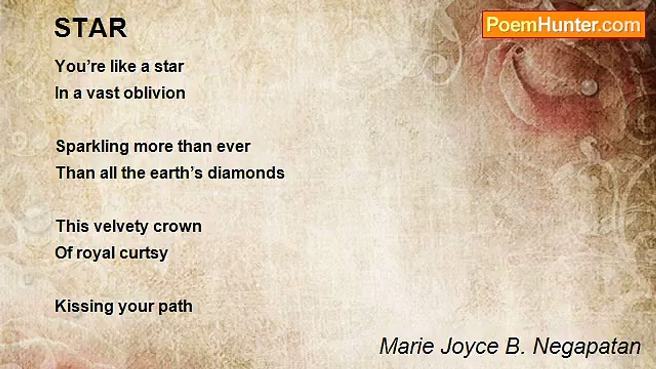 Marie Joyce B. Negapatan - STAR