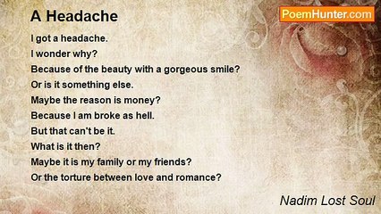 Nadim Lost Soul - A Headache