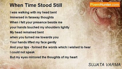 SUJATA VARMA - When Time Stood Still