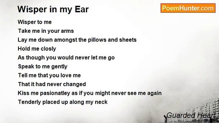 Guarded Heart - Wisper in my Ear
