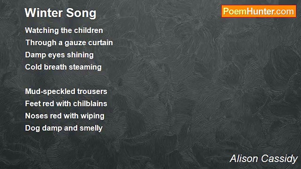 Alison Cassidy - Winter Song