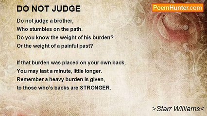 >Starr Williams< - DO NOT JUDGE