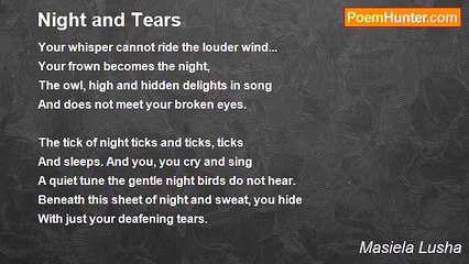 Masiela Lusha - Night and Tears