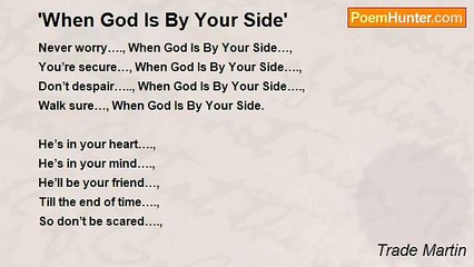 Trade Martin - 'When God Is By Your Side'
