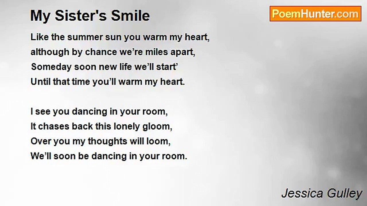 Jessica Gulley - My Sister's Smile