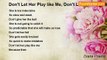 Diana Poems - Don't Let Her Play like Me, Don't Let Him Play like Me