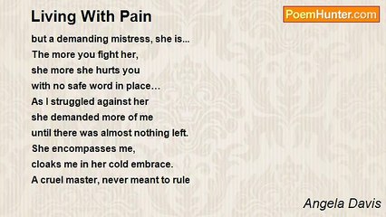 Angela Davis - Living With Pain