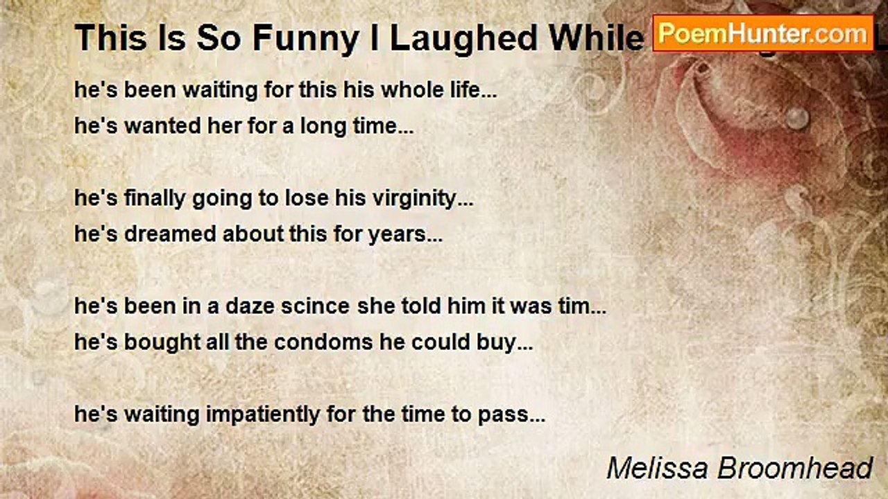 Melissa Broomhead - This Is So Funny I Laughed...