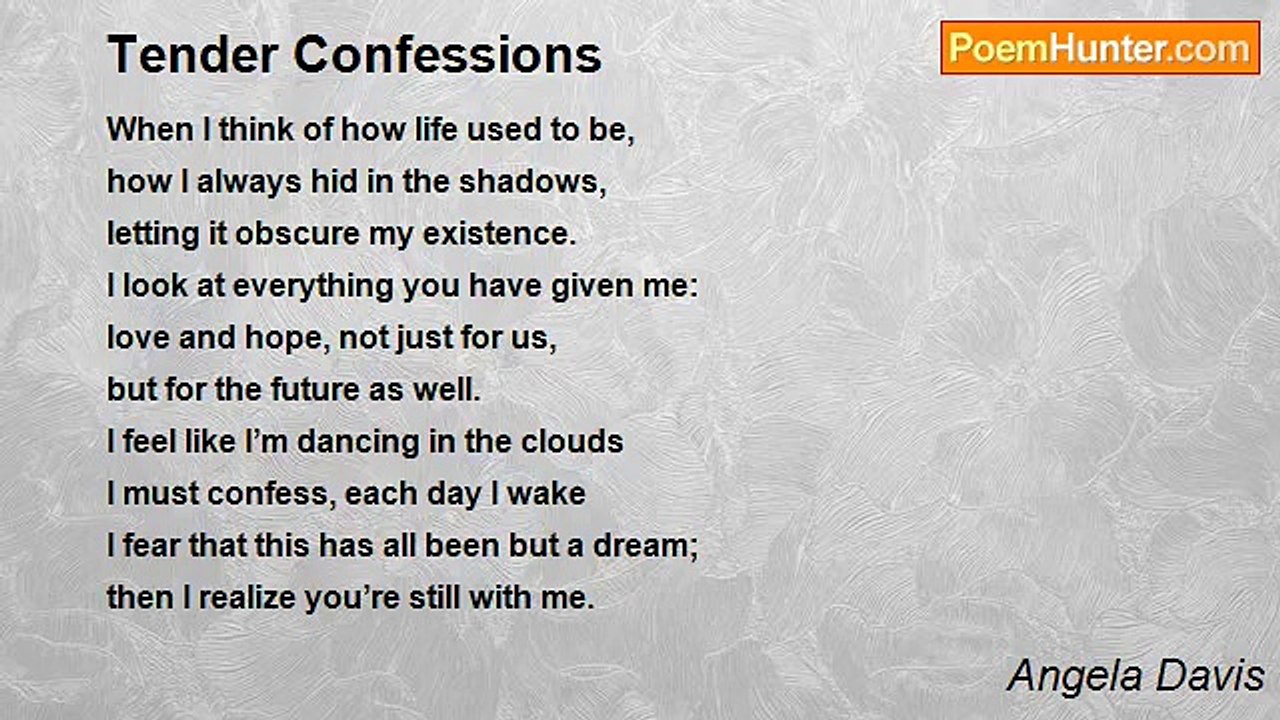 Angela Davis - Tender Confessions