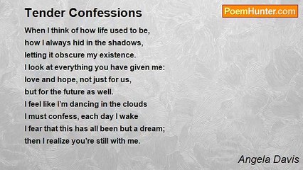 Angela Davis - Tender Confessions