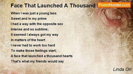 Linda Ori - Face That Launched A Thousand Hearts