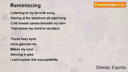 Sheraly Espiritu - Reminiscing