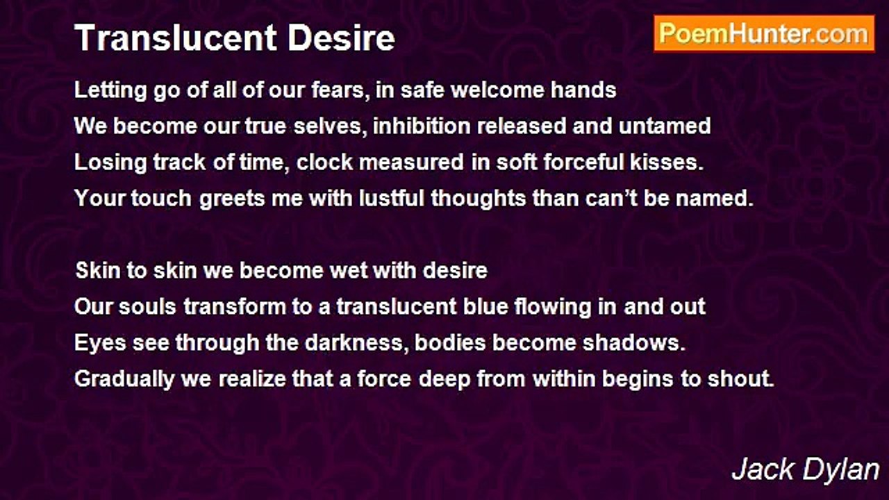 Jack Dylan - Translucent Desire