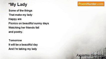 Arsiema Berhane - *My Lady