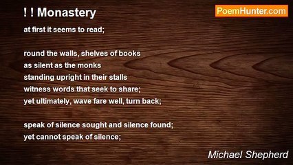 Michael Shepherd - ! ! Monastery