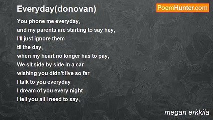 megan erkkila - Everyday(donovan)