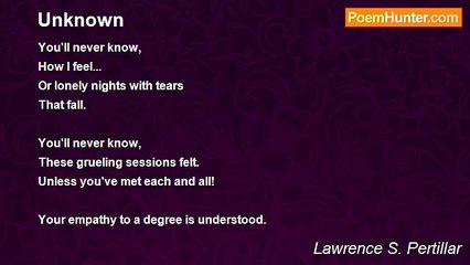 Lawrence S. Pertillar - Unknown