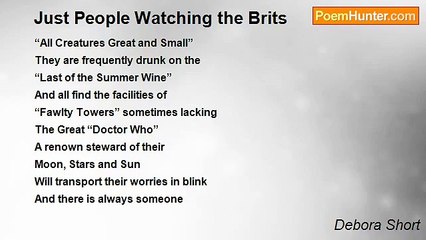 Debora Short - Just People Watching the Brits