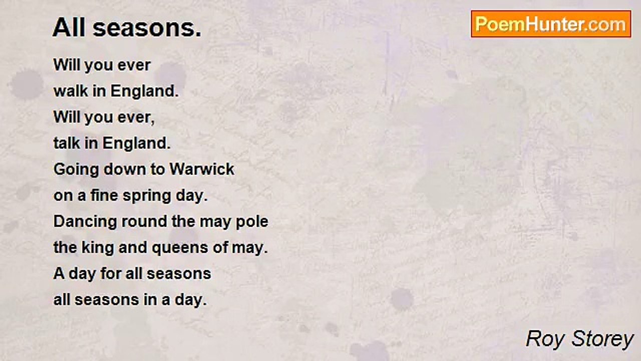 Roy Storey - All seasons.