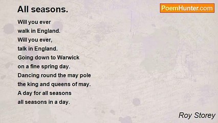 Roy Storey - All seasons.