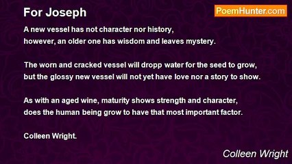 Colleen Wright - For Joseph