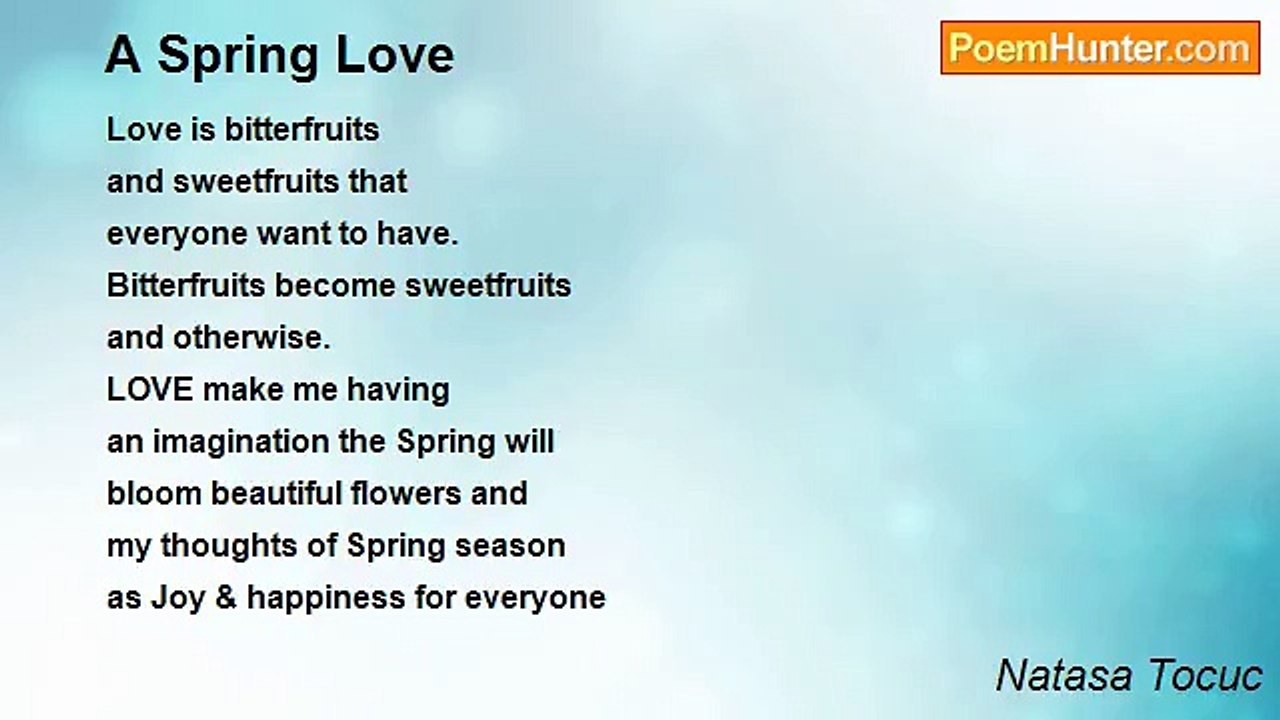 Natasa Tocuc - A Spring Love