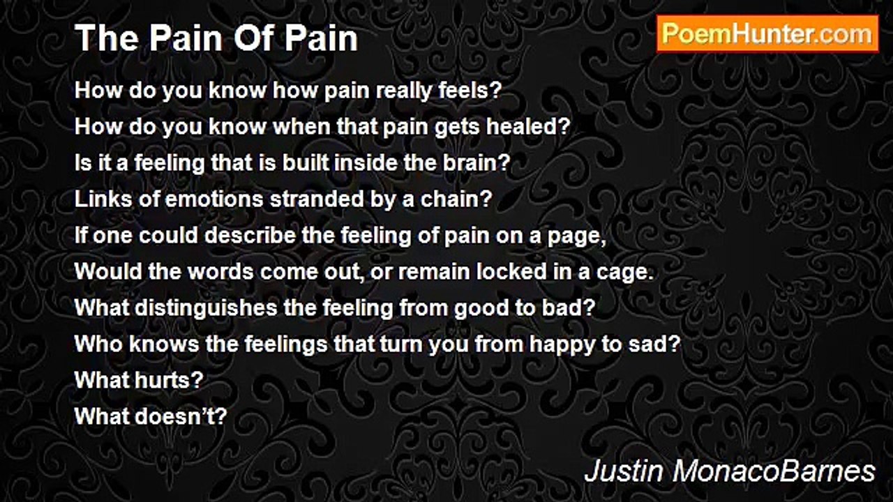 Justin MonacoBarnes - The Pain Of Pain