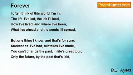 B.J. Ayers - Forever