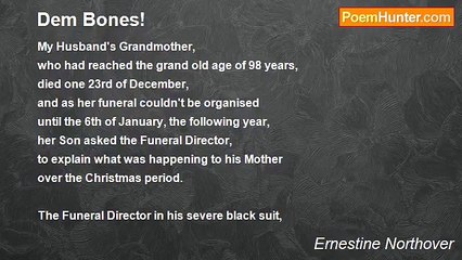 Ernestine Northover - Dem Bones!