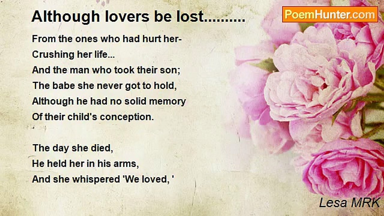 Lesa MRK - Although lovers be lost..........