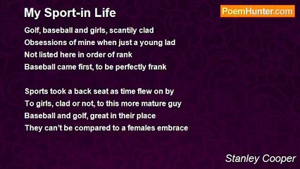 Stanley Cooper - My Sport-in Life