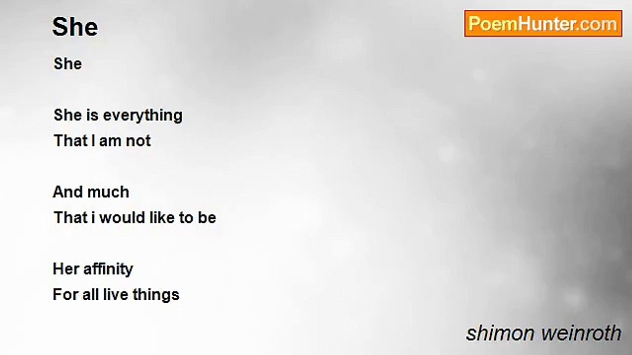 shimon weinroth - She