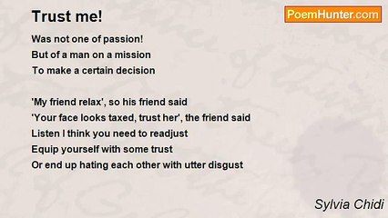 Sylvia Chidi - Trust me!