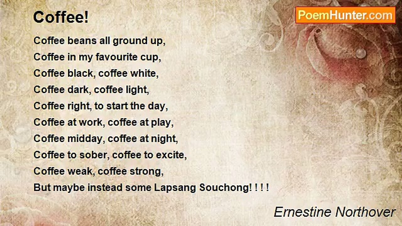 Ernestine Northover - Coffee!
