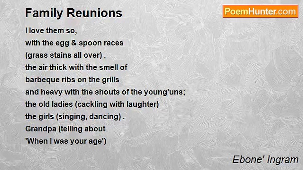 Ebone' Ingram - Family Reunions