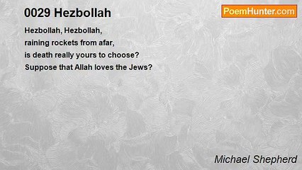 Michael Shepherd - 0029 Hezbollah