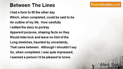 Mary Spain - Between The Lines