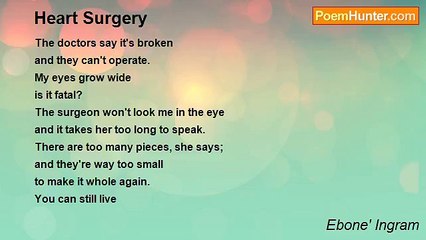 Ebone' Ingram - Heart Surgery