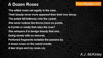 A.J. McKinley - A Dozen Roses