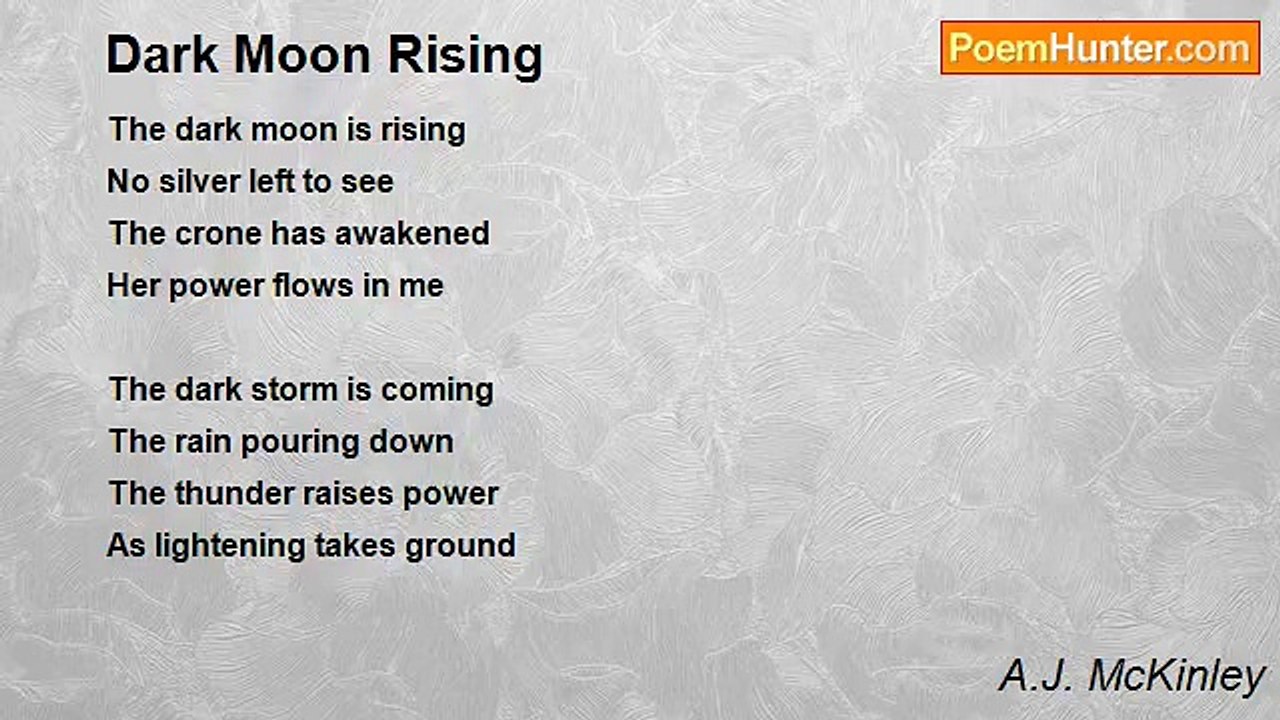 A.J. McKinley - Dark Moon Rising