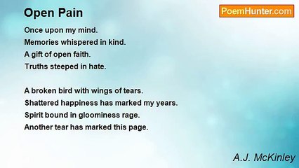 A.J. McKinley - Open Pain