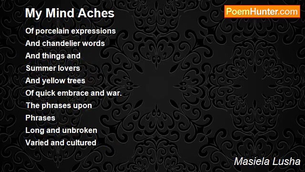 Masiela Lusha - My Mind Aches