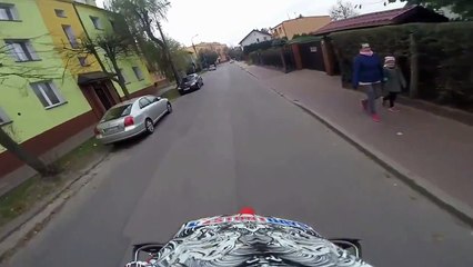 Supermoto Wheelie Fail Don't Be A Show Off.