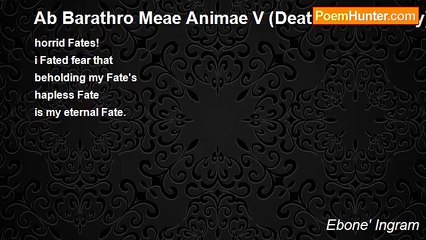 Ebone' Ingram - Ab Barathro Meae Animae V (Death of a Destiny)